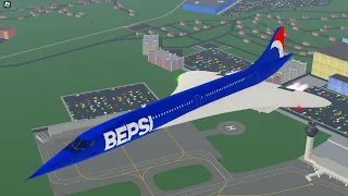 Pepsi Concorde flight 4742! (PTFS) Tokyo Intl. - Greater Rockford