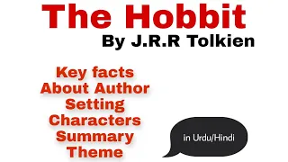 The Hobbit by J.R.R Tolkien summary in Urdu/Hindi| Key facts About Author| Setting|Characters|Theme