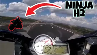 BMW S1000RR vs Ninja H2 till 320 KMH!!! 🔊🔊🔊Volume Up‼️