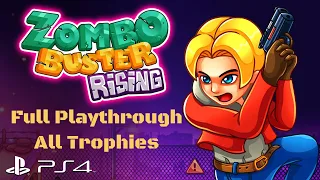Zombo Buster Rising (Sony Playstation 4) | All Trophies | Full Game Playthrough