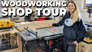192 Square Foot Woodworking Shop Tour: Small But Highly Functional!