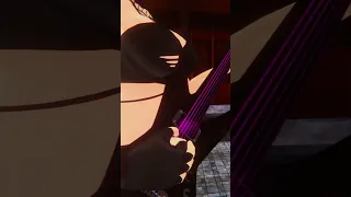 Anime waifu plays metal on guitar! #shorts #vtuber #guitar