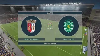 PES 2019 | Braga vs Sporting - Portugal | Liga Nos 2018/19 | Full Gameplay (PS4/Xbox One)
