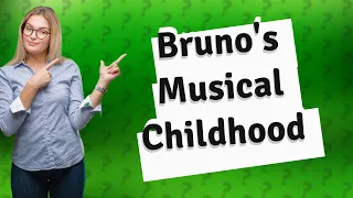 What is Bruno Mars childhood like?