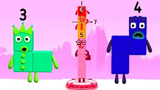 Numberblocks Learning Adventures #41 - Meet the Numberblocks 3 7 4 - Kids Learning Numberblocks