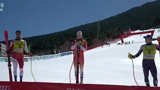 Ski Alpin last Men's Super G Highlights Soldeu - Marco Odermatt wins