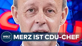 FRIEDRICH MERZ zum CDU-Vorsitzenden gewählt | EILMELDUNG