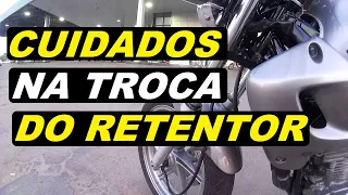 COMO TROCAR RETENTOR DE BENGALA ESTOURADO CORRETAMENTE (VAZAMENTO NA BENGALA)