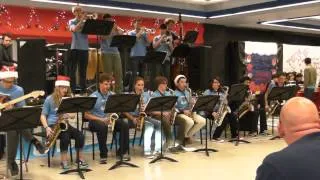 Gig Harbor High School Jazz Band plays selections from Charlie Brown