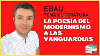 La poesía desde el Modernismo a las Vanguardias #Literatura #EBAU Tema 1