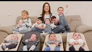 Молодая россиянка стала мамой 13 детей за 1 год.