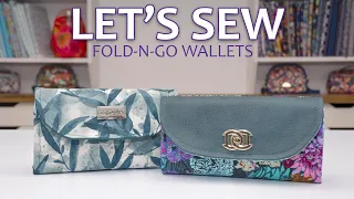 Learn How to Sew Fold-N-Go Wallets Easily! Sew Yours PDF Pattern