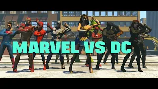 Marvel vs DC Epic Dance Battle  || Avengers VS Justice League || Reupload ||