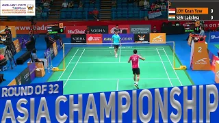 LOH Kean Yew vs Lakshya SEN Badminton Asia Championships 2023 | Round of 32