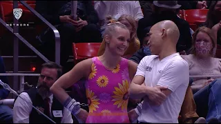 Utah newcomer and national champion Abby Brenner shines on bars at Red Rocks Preview