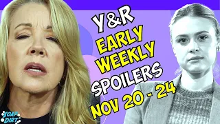 Young and Restless Early Weekly Spoilers Nov 20-24: Nikki's Terrifying Turkey Day & Baldwin Back #yr