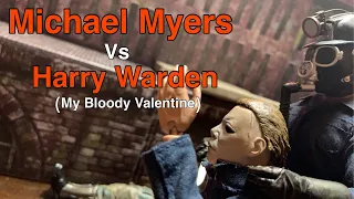 Michael Myers Vs Harry Warden (My Bloody Valentine) Short Stop Motion