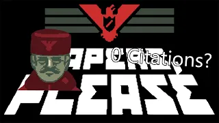 What happens when the M.O.A visits you with no citations? | Papers Please