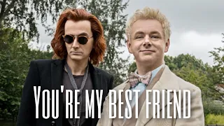 Good Omens - Aziraphale and Crowley | You’re my best friend by Queen