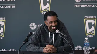 Columbus Crew's Wilfried Nancy discusses the 2-0 loss to Charlotte FC, what he's proud of