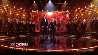 Vincent Niclo interprète «Il est mort le soleil» avec Nicoletta  "300 Chœurs chantent pour les fêtes