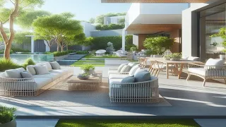 ELEGANT! 100+ CONTEMPORARY OUTDOOR LIVING SPACE DECOR IDEAS | TIPS FOR STYLING MODERN LIVING AREAS