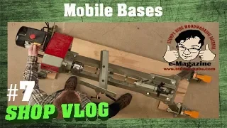 Is it a bad idea to put a mobile base on a lathe? Check this out...