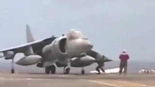 Vertical Take Off & Landing Legend Sea Harrier Jump Jet.