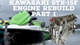 2006 Kawasaki STX-15F Engine Rebuild Part 1, Disassembly