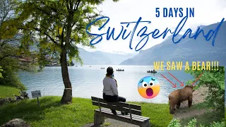 ONLY 5 DAYS IN SWITZERLAND | HOW TO TRAVEL SWITZERLAND | BEARS IN THE CAPITAL BERN !!!