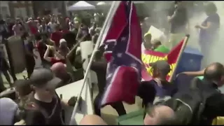 Violence breaks out at white nationalist rally