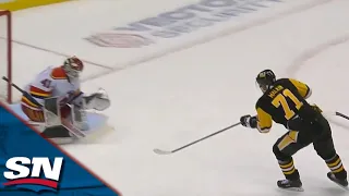 Penguins' Evgeni Malkin Strips Pucks And Snipes Goal On Breakaway vs. Devils