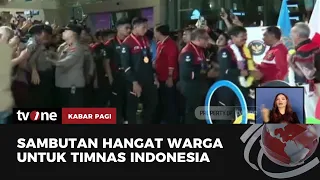 Tiba di Tanah Air, Timnas U-22 Disambut Warga | Kabar Pagi tvOne