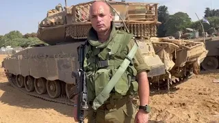 Con i carristi israeliani sulla linea del fronte pronti a entrare nella striscia di Gaza