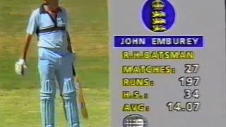 1987 Australia v England (Benson & Hedges World Series Cup cricket ODI @ MCG)