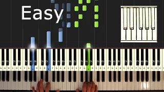 John Lennon - Imagine - Piano Tutorial Easy - How To Play (Synthesia)