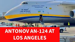 RARE VISIT! Ukraine Antonov An-12 at Los Angeles International Airport
