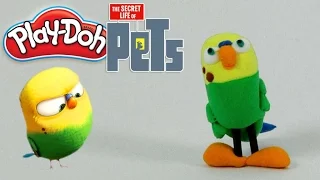 Play Doh The Secret Life Of Pets Sweet Pea Funny 3D Plasticine Creation 2016