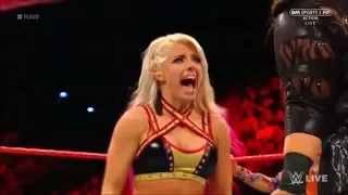 WWE: RAW 9/4/2017 Funny Moment Alexa Bliss Screaming