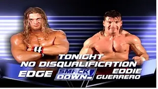 Edge vs Eddie Guerrero No Disqualification Match SmackDown! 9/26/2002 Highlights