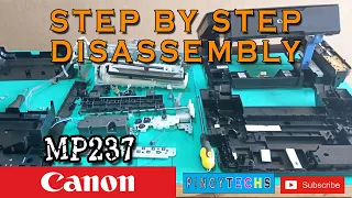 CANON MP237 DISASSEMBLY | TAGALOG | PinoyTechs