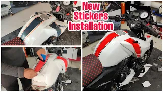 Tvs Apache Sticker Installation | Apache Modification | Vwraps Sikar