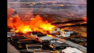 Eruption on Reykjanes Peninsula Iceland