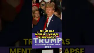 Trump MENTAL COLLAPSE during rally, it’s UGLY