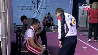 Men 62 kg  European Weightlifting Championship 2013