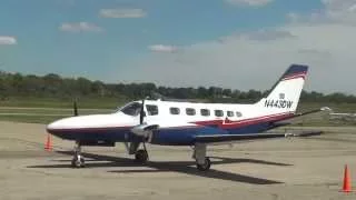 9/10/15 Cessna 441 Conquest ii startup!