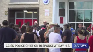 Ray HS parents, CCISD police chief react to law enforcement response to Friday's active shooter hoax