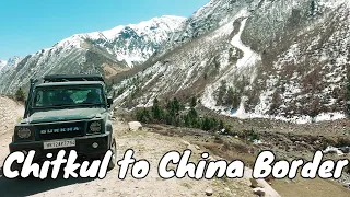 Chitkul to China Border | Places to visit in Chitkul | Gurkha Road Trip | 4x4 Force Gurkha | Sangla|