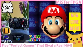 MiSTer FPGA N64 Core Updated! As Good as Real Hardware! Five Games Tested That Are Perfect in FPGA