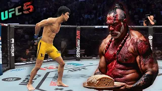 Bruce Lee vs. Red Cannibal (EA sports UFC 5)